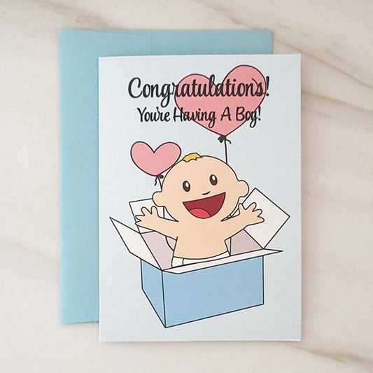 Surprise It's A Boy! freeshipping - contact