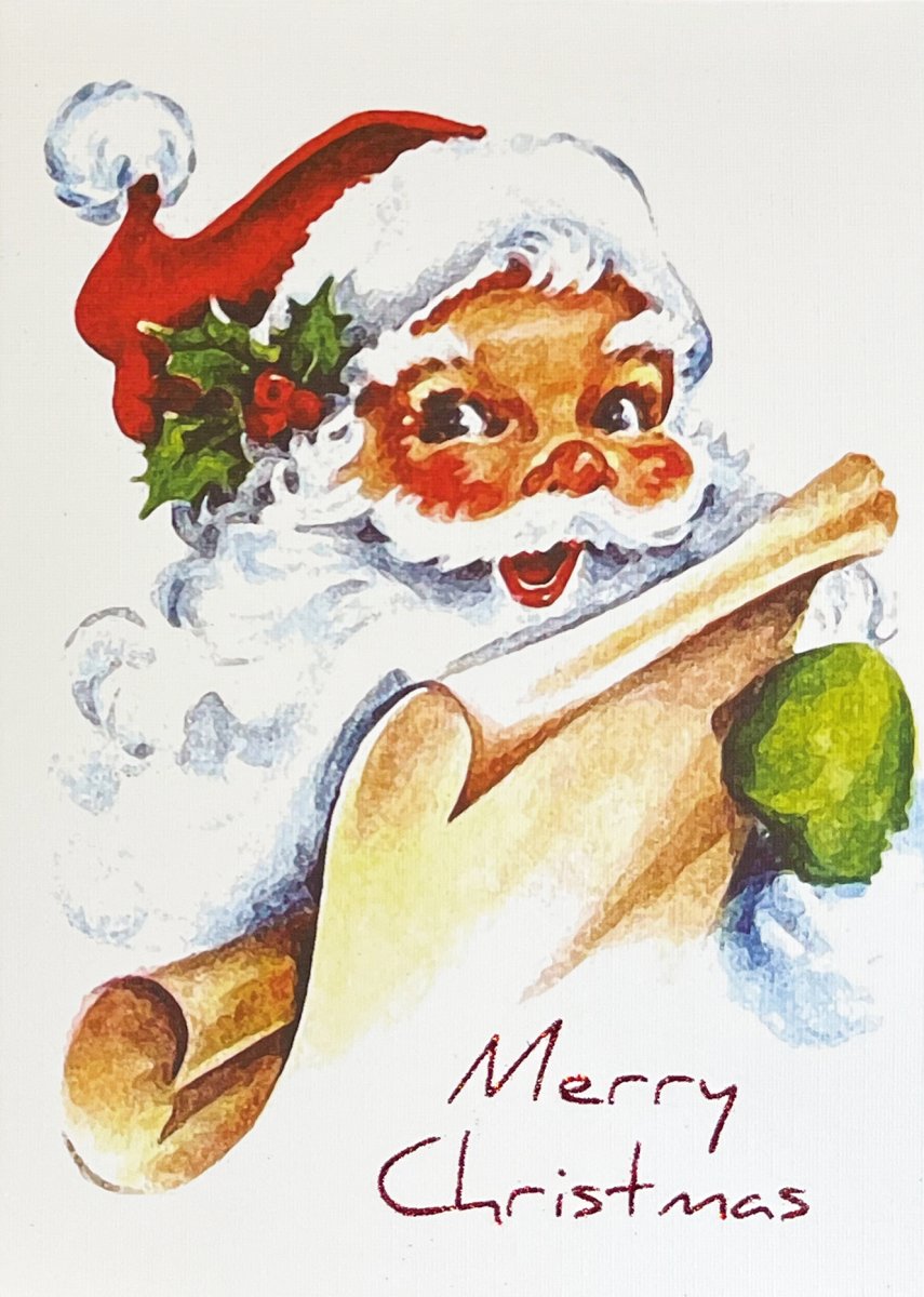Santa's Christmas List - 3 PACK - contact